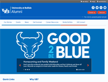 Tablet Screenshot of alumni.buffalo.edu