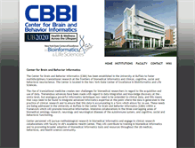 Tablet Screenshot of cbbi.buffalo.edu