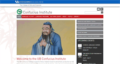 Desktop Screenshot of confuciusinstitute.buffalo.edu
