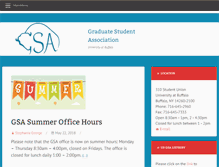 Tablet Screenshot of gsa.buffalo.edu