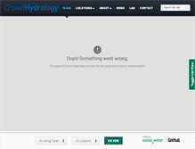 Tablet Screenshot of crowdhydrology.geology.buffalo.edu