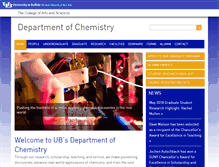 Tablet Screenshot of chemistry.buffalo.edu
