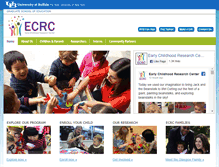 Tablet Screenshot of ecrc.buffalo.edu