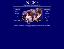 Tablet Screenshot of ncef.buffalo.edu