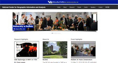 Desktop Screenshot of ncgia.buffalo.edu