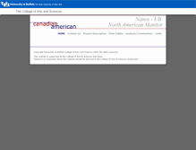 Tablet Screenshot of niagarareport.buffalo.edu
