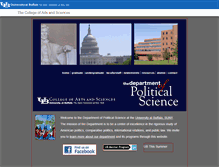 Tablet Screenshot of polsci.buffalo.edu