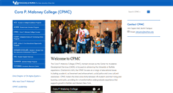 Desktop Screenshot of cpmc.buffalo.edu