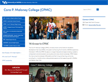 Tablet Screenshot of cpmc.buffalo.edu