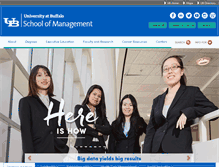 Tablet Screenshot of mgt.buffalo.edu