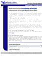 Mobile Screenshot of gradmit.buffalo.edu