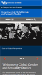 Mobile Screenshot of globalgenderstudies.buffalo.edu