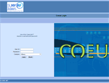 Tablet Screenshot of coeus.buffalo.edu