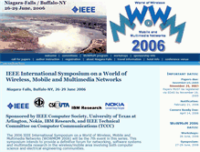 Tablet Screenshot of ieee-wowmom.cse.buffalo.edu