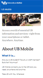 Mobile Screenshot of mobile.buffalo.edu