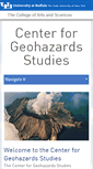 Mobile Screenshot of geohazards.buffalo.edu