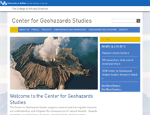 Tablet Screenshot of geohazards.buffalo.edu